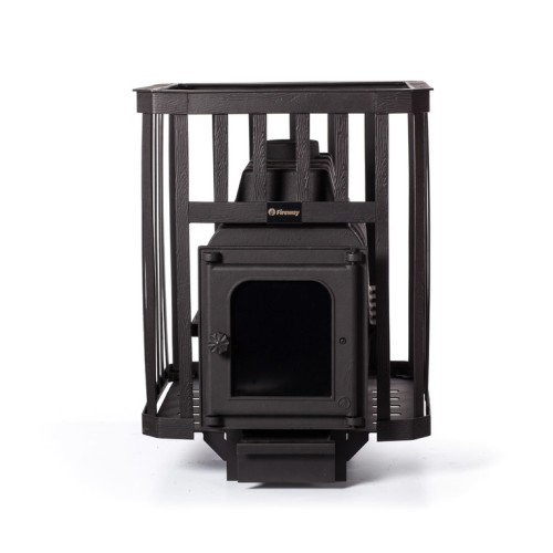 Дровяная печь Fireway ПароВар 24 сетка-ковка (302) без выноса 