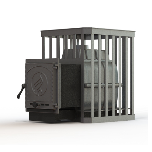 Дровяная печь Fireway ПароВар 24 сетка-ковка (414) 