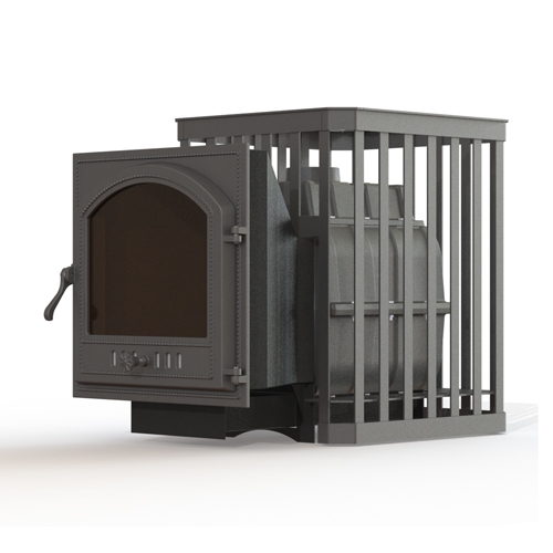 Дровяная печь Fireway ПароВар 24 сетка-ковка (505) 