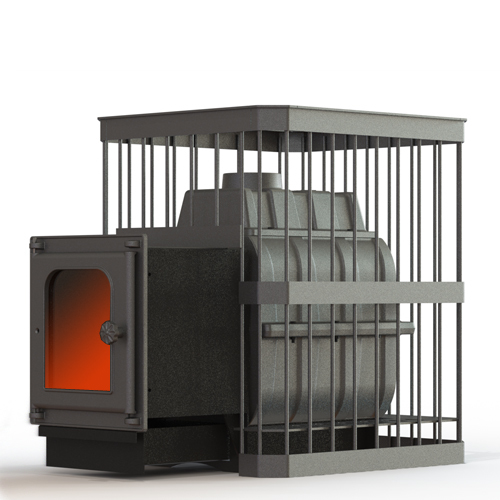 Дровяная печь Fireway ПароВар 24 сетка-прут (302) 