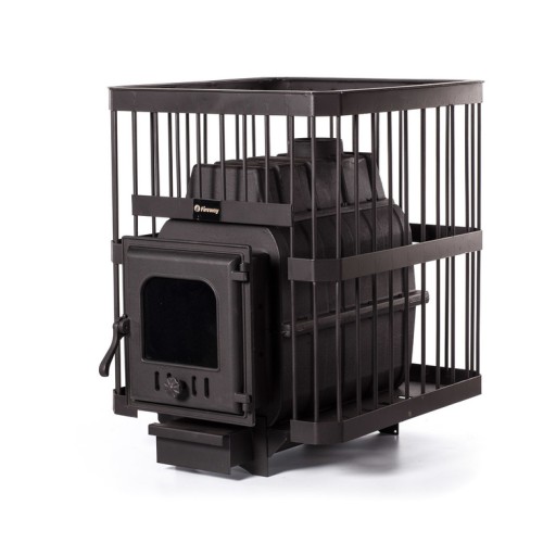 Дровяная печь Fireway ПароВар 24 сетка-прут (402) без выноса 