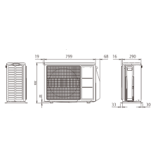 Наружный блок мультисплит системы Fujitsu AOYG18KBTA2