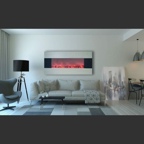 Электрокамин Glenrich Freеstyle Белёный дуб 