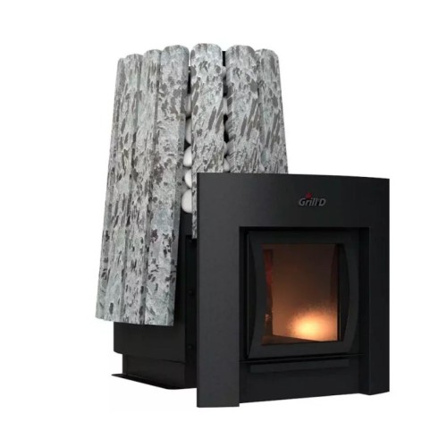 Дровяная печь Grill'D Cometa Vega 350 Window Max, Stone Pro 