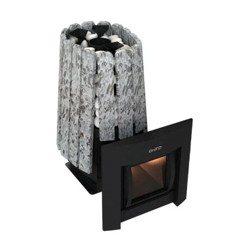 Дровяная печь Grill'D Cometa Vega 350 Window Max, Stone Pro 