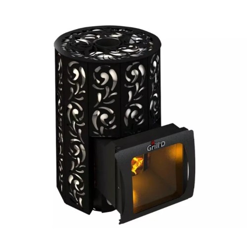 Дровяная печь Grill'D Violet Short Window Max 