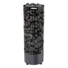 Электрокамин HARVIA Cilindro PC70E Black Steel без пульта