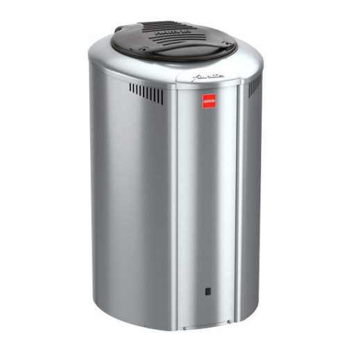 Электрокамин HARVIA Forte AFB9 Steel с выносной панелью управления 