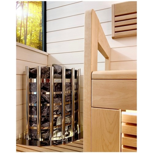 Электрокамин HARVIA Glow Corner TRC90XE c цифровой панелью управления 