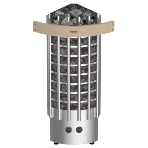 Электрокамин HARVIA Glow Corner TRC90 со встроенным пультом 