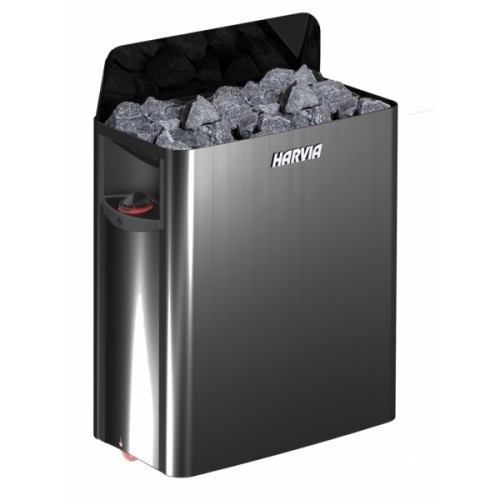 Электрокамин HARVIA Wall SW80 Black Steel 