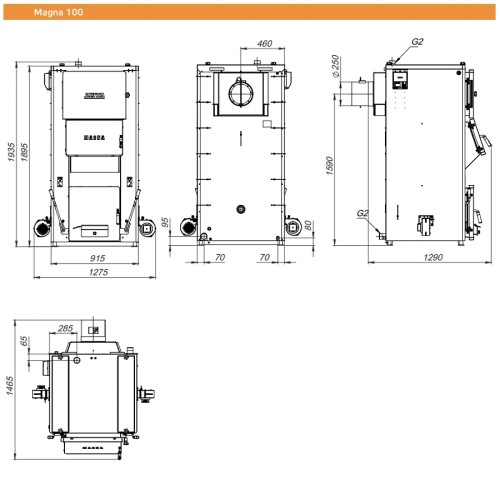 Котел полуавтоматический ZOTA Magna 100
