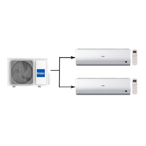 Наружный блок мультисплит системы Haier 2U40S2SM1FA/AS09BS4HRA*2шт 
