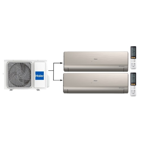 Наружный блок мультисплит системы Haier 2U40S2SM1FA/AS09NS6ERA-G*2шт 