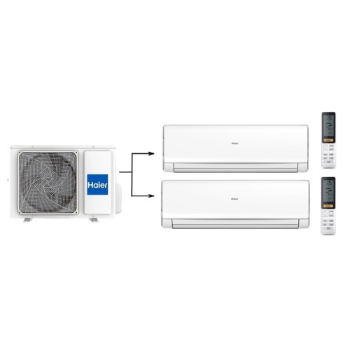 Наружный блок мультисплит системы Haier 2U40S2SM1FA/AS09NS6ERA-W*2шт 