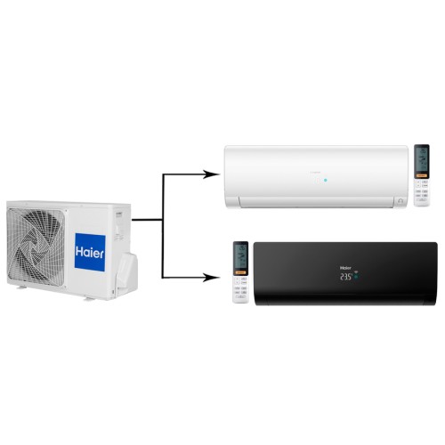 Наружный блок мультисплит системы Haier 2U40S2SM1FA/AS25S2SF1FA-B/AS25S2SF1FA-W 