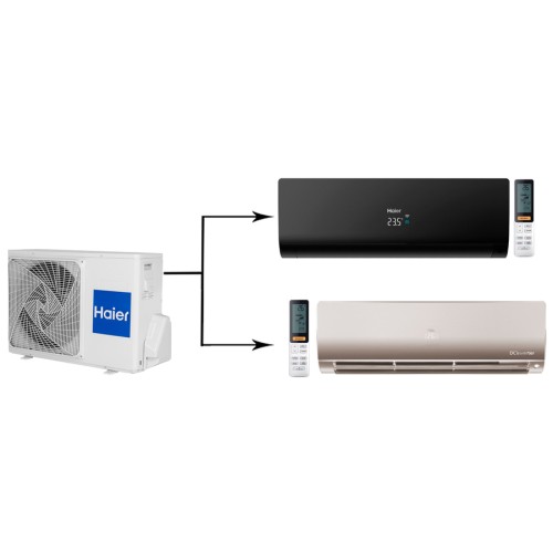 Наружный блок мультисплит системы Haier 2U40S2SM1FA/AS25S2SF1FA-G/AS25S2SF1FA-B 
