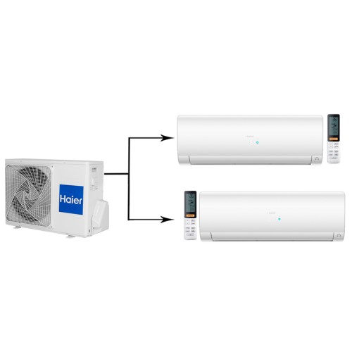 Наружный блок мультисплит системы Haier 2U40S2SM1FA/AS25S2SF1FA-W*2шт 