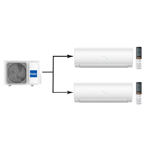 Наружный блок мультисплит системы Haier 2U50S2SM1FA-3/AS25S2SF2FA-W/AS35S2SF2FA-W 