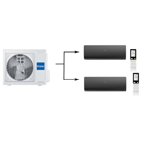 Наружный блок мультисплит системы Haier 2U50S2SM1FA-3/AS35S2SF2FA-B*2шт 