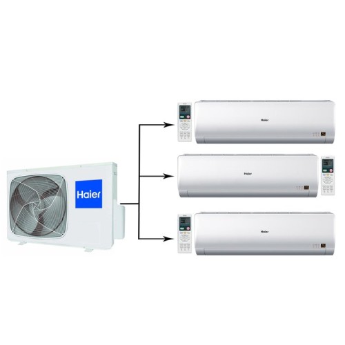 Наружный блок мультисплит системы Haier 3U24GS1ERA(N)/AS09BS4HRA*3шт 