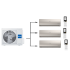 Наружный блок мультисплит системы Haier 3U55S2SR5FA/AS25S2SF2FA-G*3шт 