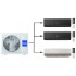 Наружный блок мультисплит системы Haier 3U70S2SR5FA/AS25S2SF2FA-G/AS25S2SF2FA-B*2шт 