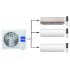 Наружный блок мультисплит системы Haier 3U70S2SR5FA/AS25S2SF2FA-G/AS25S2SF2FA-W*2шт 