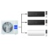 Наружный блок мультисплит системы Haier 3U70S2SR5FA/AS25S2SF2FA-W/AS25S2SF2FA-B*2шт 