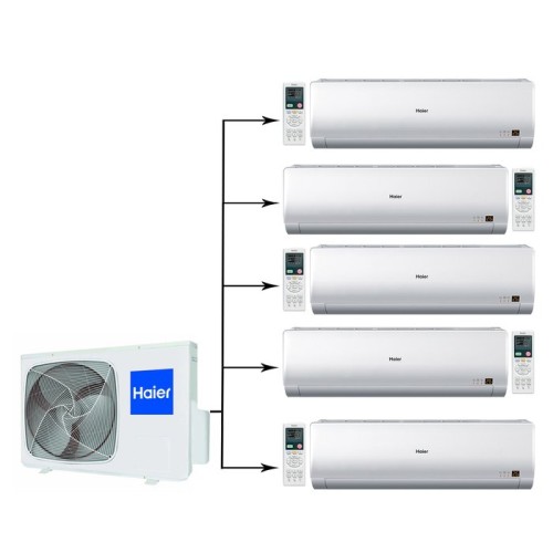Наружный блок мультисплит системы Haier 5U45LS1ERA/AS09BS4HRA*5шт 