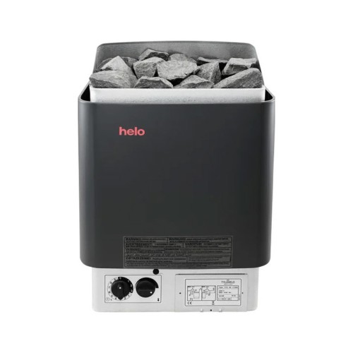 Электрокамин Helo CUP 80 STJ (8 кВт, цвет графит) 