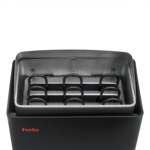 Электрокамин Helo Cup 80 STJ (8 кВт, черный цвет) 