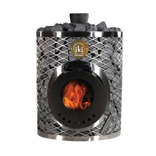 Дровяная печь IKI Mini со стеклянной дверцей 