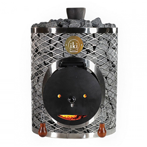 Дровяная печь IKI Original со стальной дверцей 