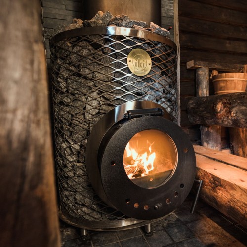 Дровяная печь IKI Original со стеклянной дверцей 