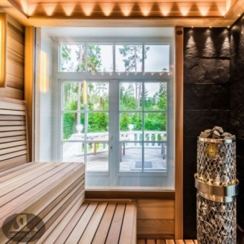 Электрокамин IKI Pilari 9,0 кВт 