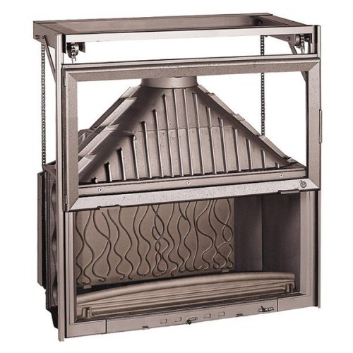 Фронтальная дровяная топка Invicta Grand Vision 1100 контргруз 