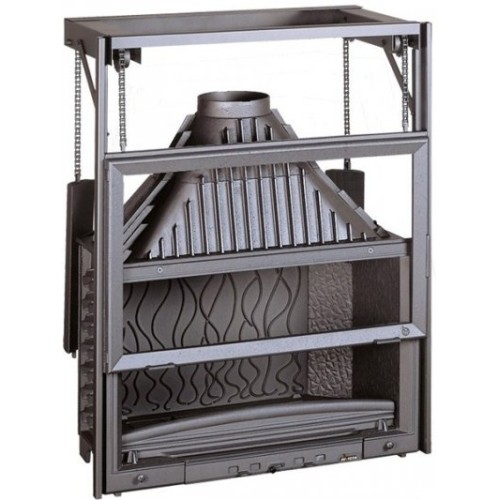 Фронтальная дровяная топка Invicta Grand Vision 900 контргруз 