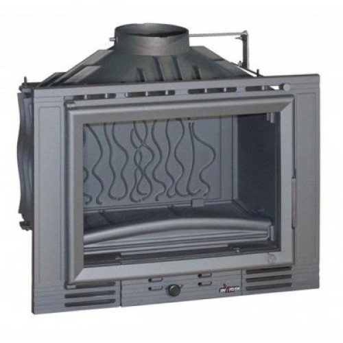 Фронтальная дровяная топка Invicta Minos 700 с шибером 