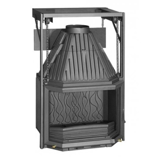 Фронтальная дровяная топка Invicta Prismatique 850 контргруз 