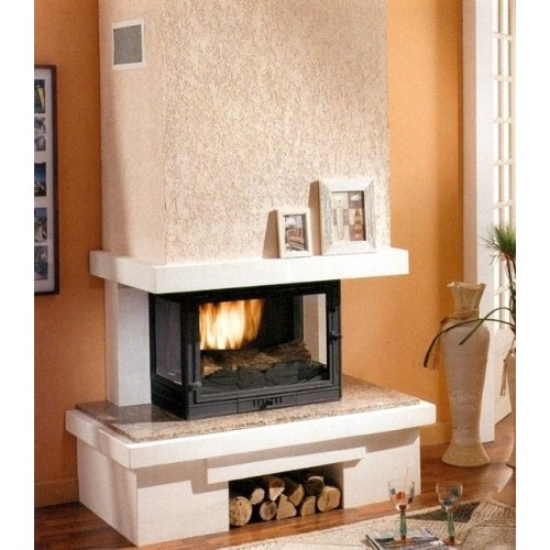 Фронтальная дровяная топка Invicta Selenic 700 3 стекла 