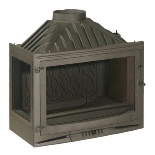 Угловая левая дровяная топка Invicta Selenic 700 стекло боковое левое 