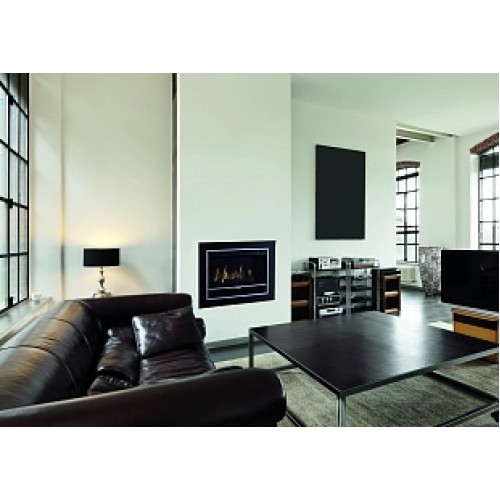 Встраиваемый газовый камин Karma ELEGANCE 67 EXCLUSIVE Glass line 100 PB 