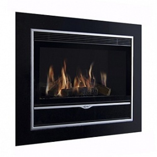 Встраиваемый газовый камин Karma ELEGANCE 67 EXCLUSIVE Glass line 100 PB 