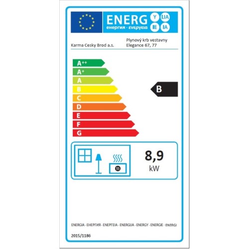Встраиваемый газовый камин Karma ELEGANCE 67 EXCLUSIVE Slim line 15 silver metallic NG 