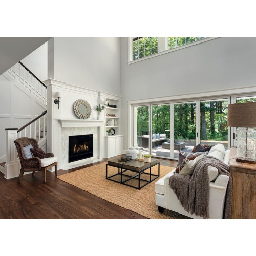 Встраиваемый газовый камин Karma ELEGANCE 67 Exclusive Slim line 15 anthracite 