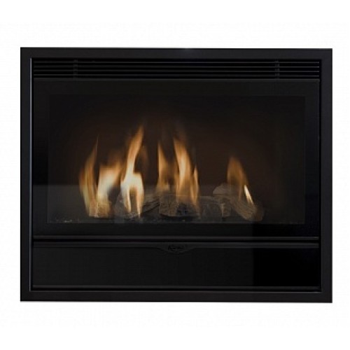 Встраиваемый газовый камин Karma ELEGANCE 77 EXCLUSIVE Slim line 15 anthracite metallic PB 