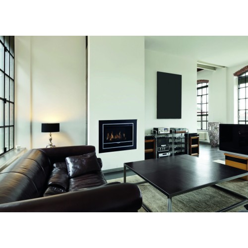 Встраиваемый газовый камин Karma ELEGANCE 77 Exclusive Glass line 100 