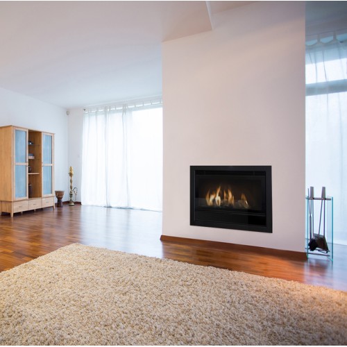 Встраиваемый газовый камин Karma ELEGANCE 77 Exclusive Huge line 60 anthracite 