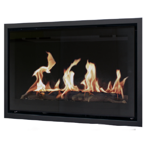 Встраиваемый газовый камин Karma STYLE Medium line 30 anthracite metallic 